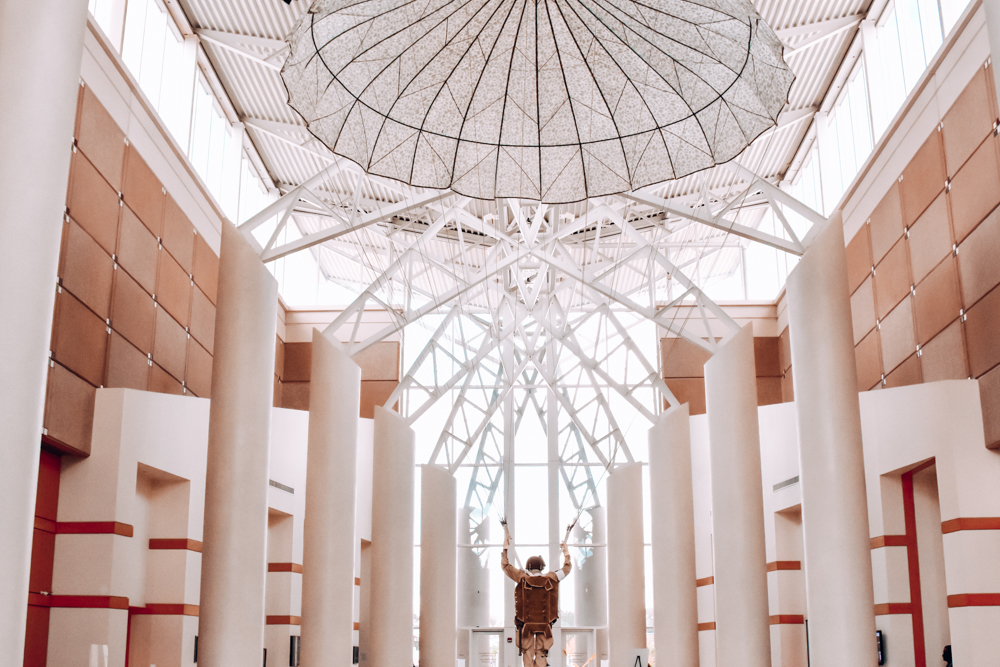 Inside of the Airborne & Special Operations Museum, one of the best museums in Fayetteville