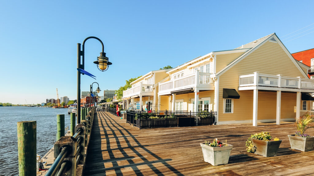 Wilmington Riverwalk, one of the best date ideas in Wilmington, NC