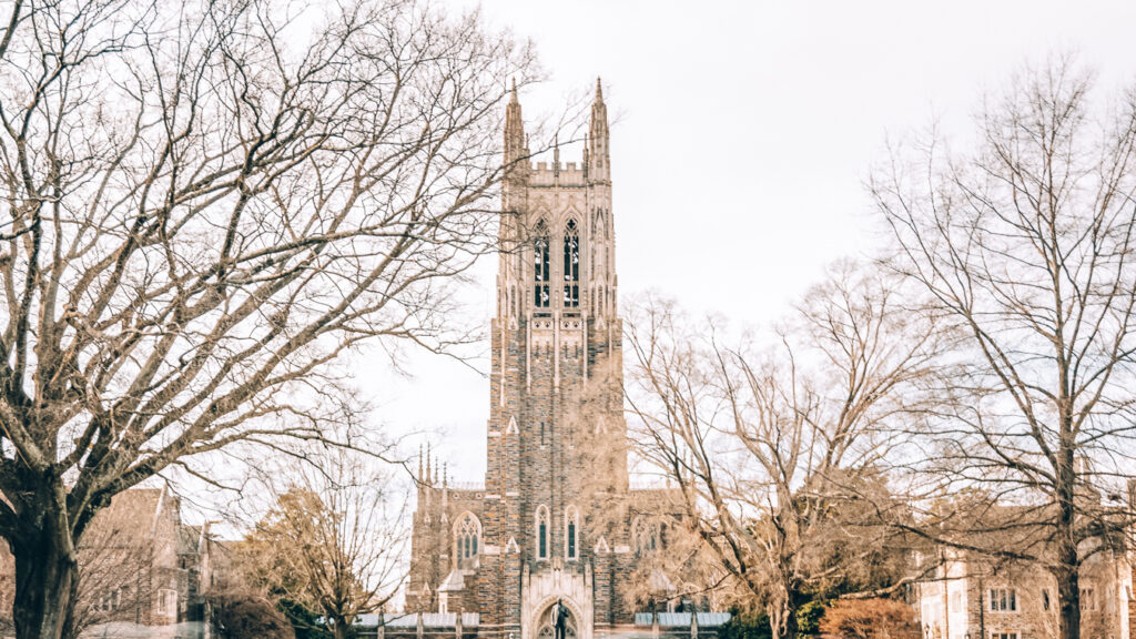 Duke University Chapel, one of the free things to do in Durham, NC