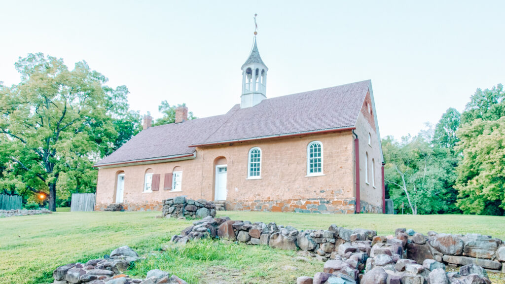 Historic Bethabara Park, a park where you can attend an event, which is one of the free things to do in Winston-Salem