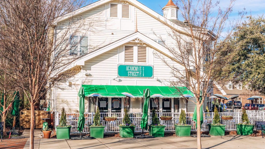 Academy Street Bistro, one of the best restaurants in Cary, NC
