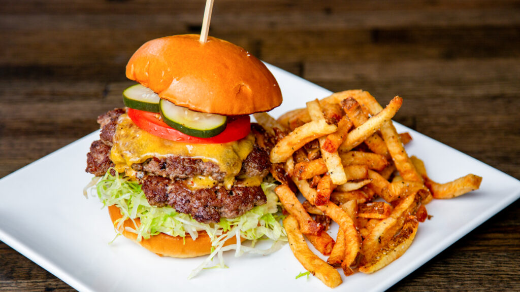 Food at STIR Charlotte, one of the best places for burgers in Charlotte, NC