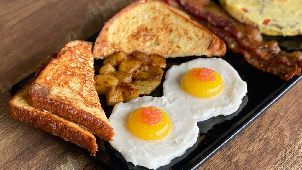 Dish at Eternal Sunshine Cafe, one of the best breakfast spots in Wilmington, NC